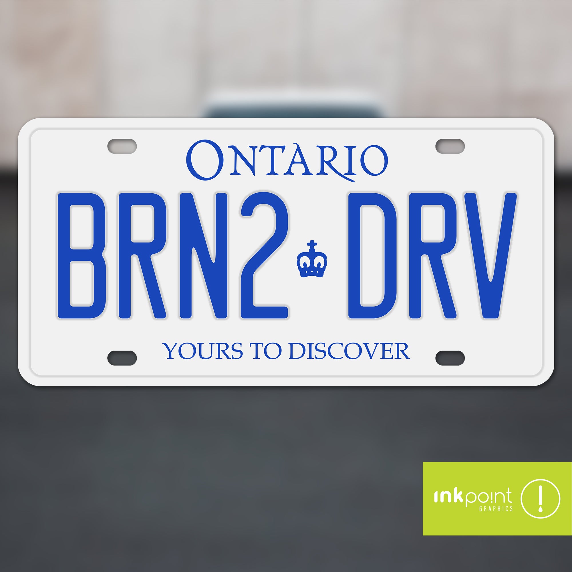 Novelty license plate maker deals